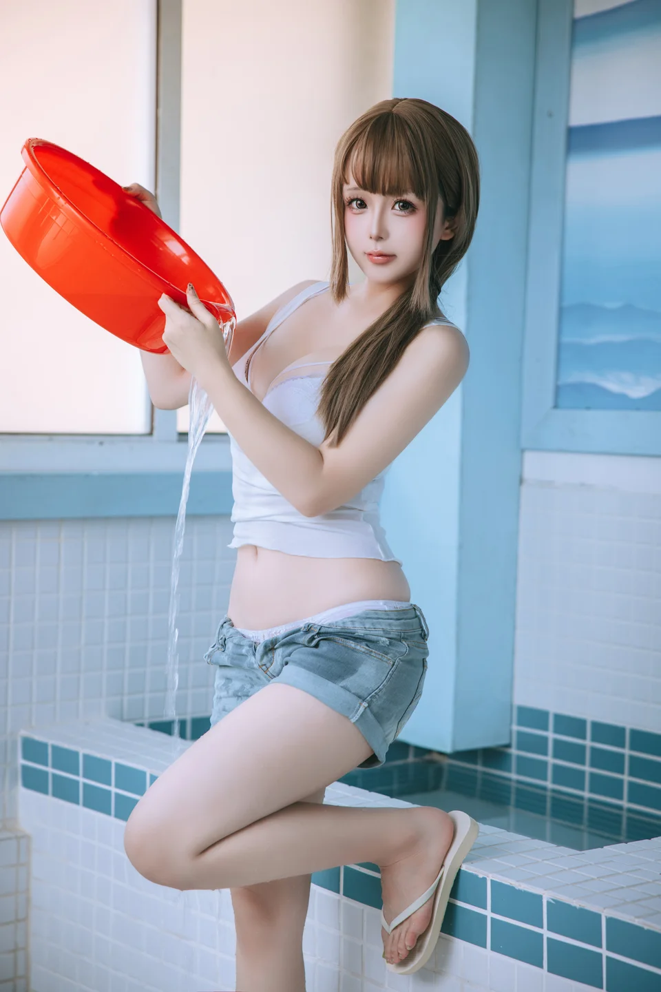 日奈娇 - 男浴室保洁员 [175P,5V-1.16GB] tg@simisebaisi 【丝足阁】024.webp